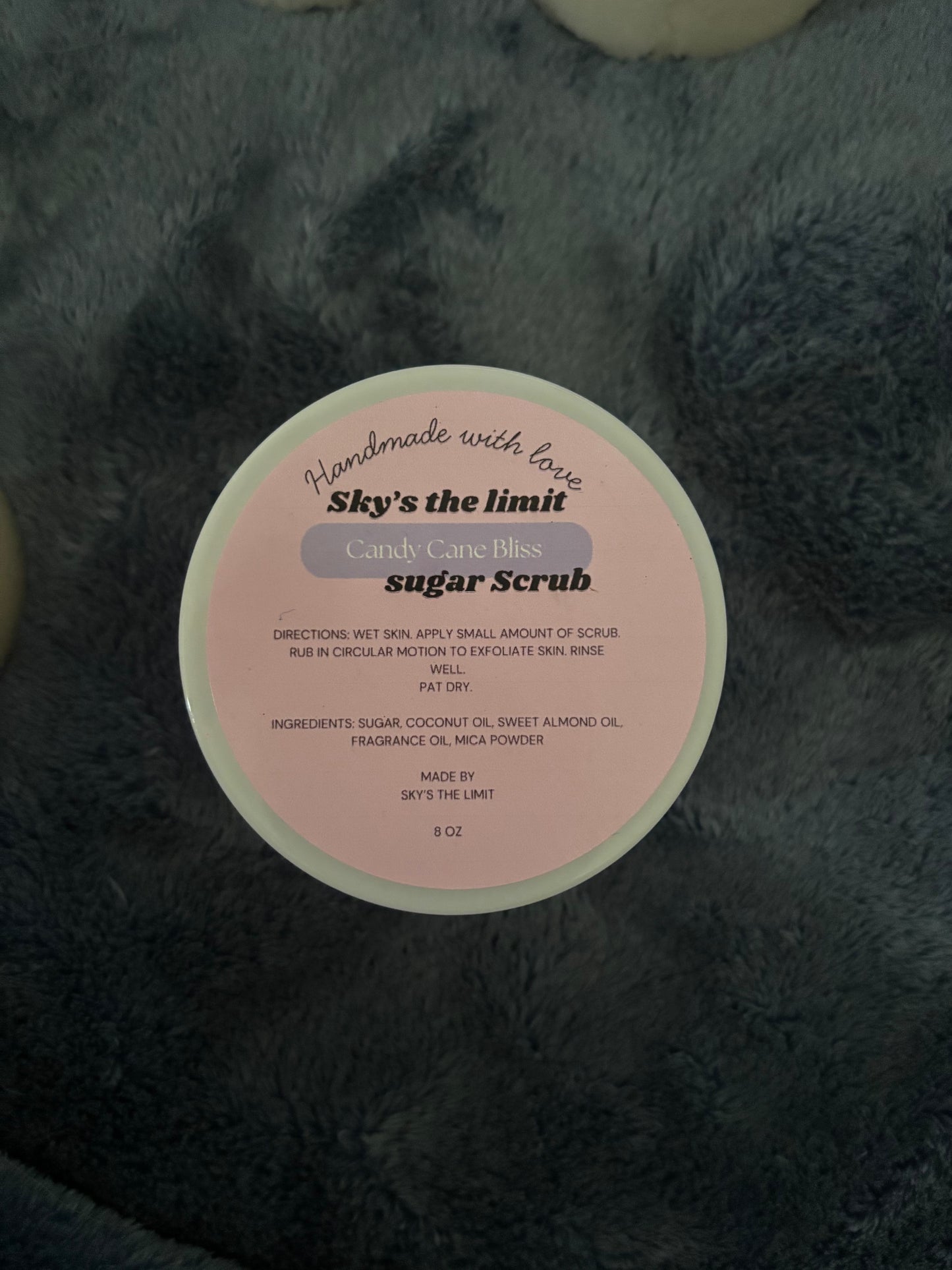 Candy cane bliss sugar scrub