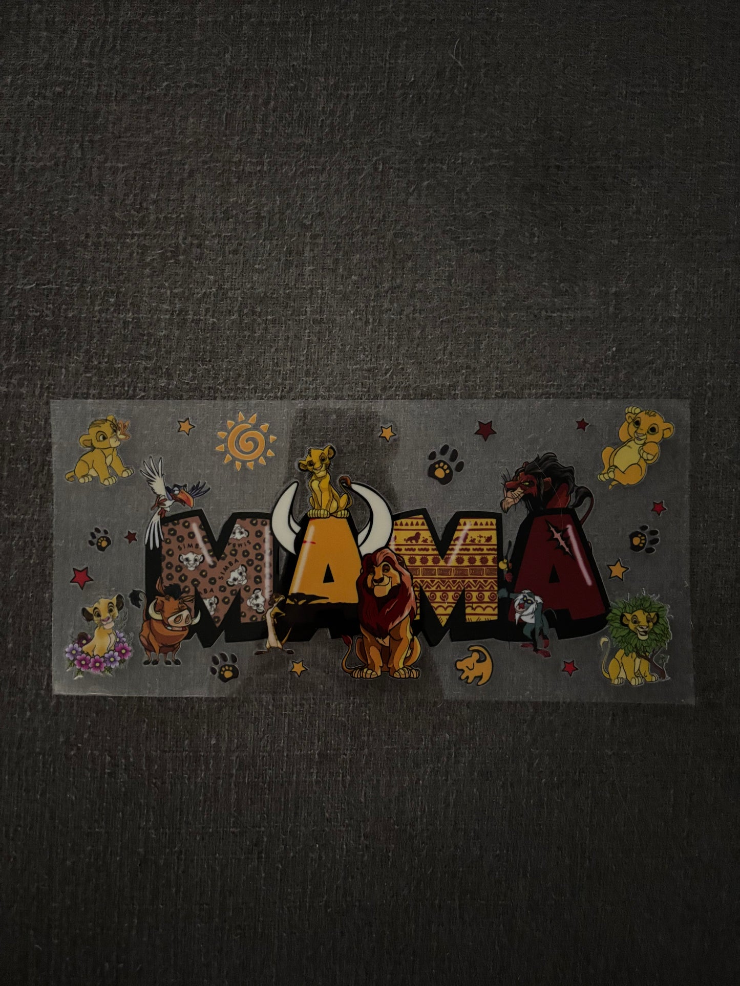 mama lion king cup wrap