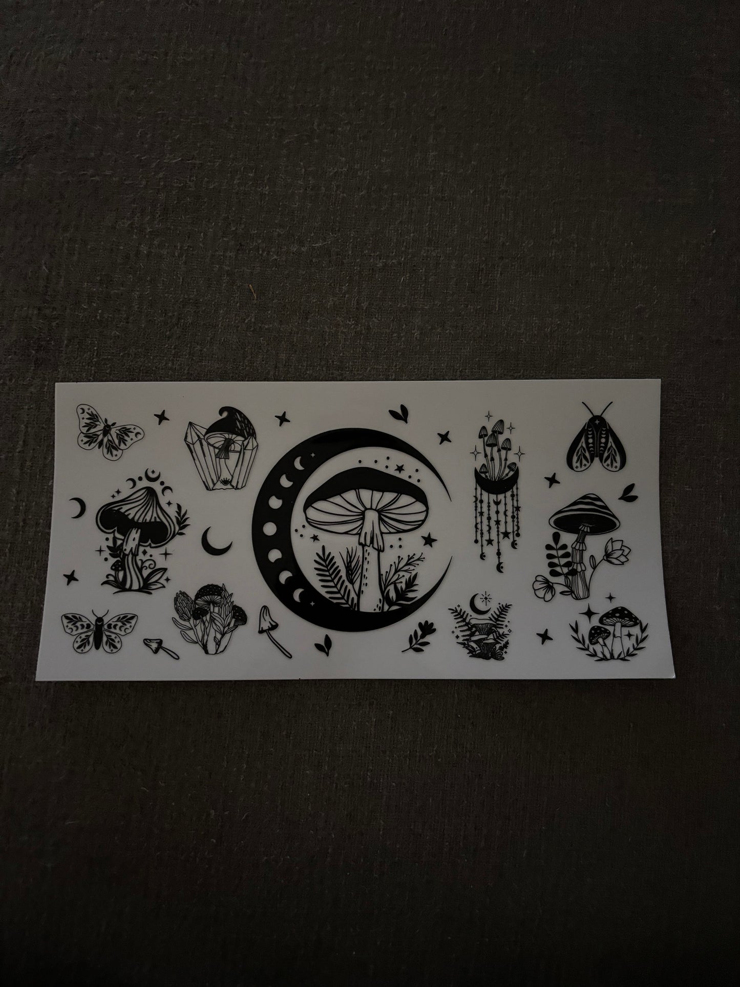 Mushrooms cup wrap