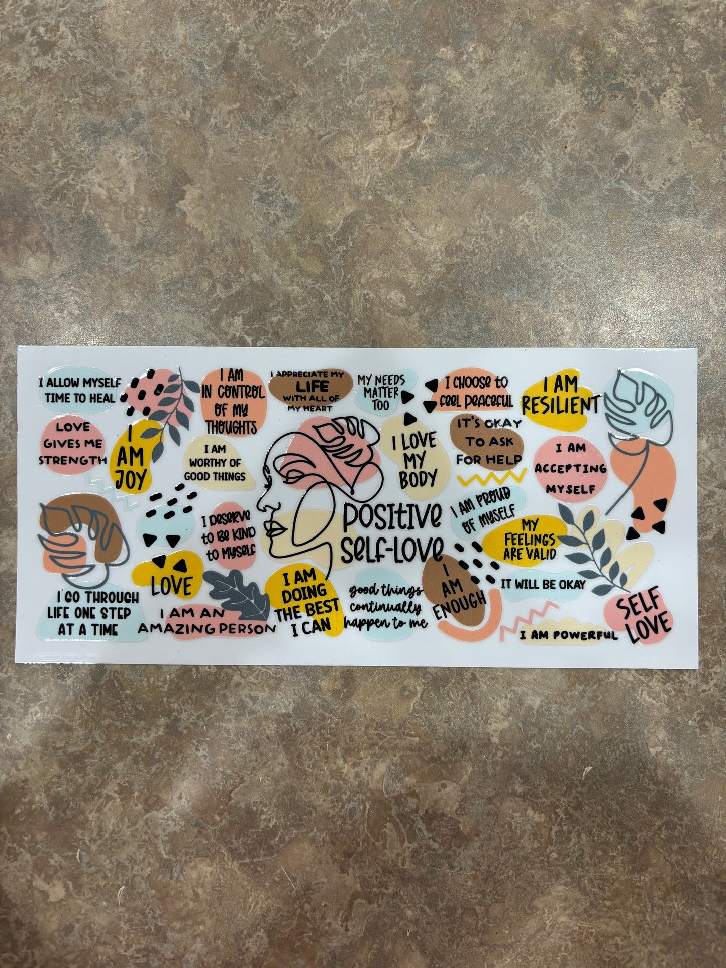 Positive Self-Love Cup Wrap