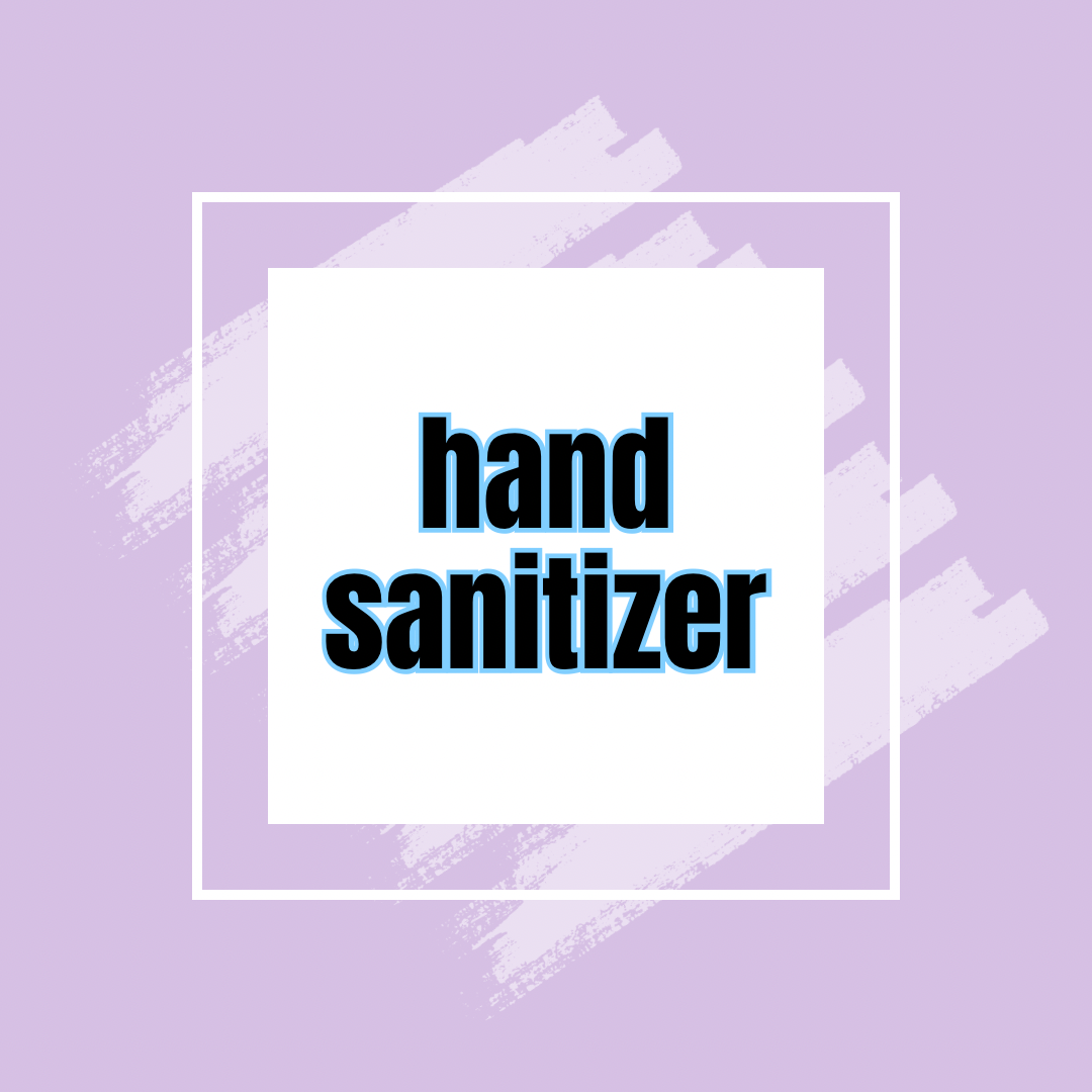Hand sanitizer