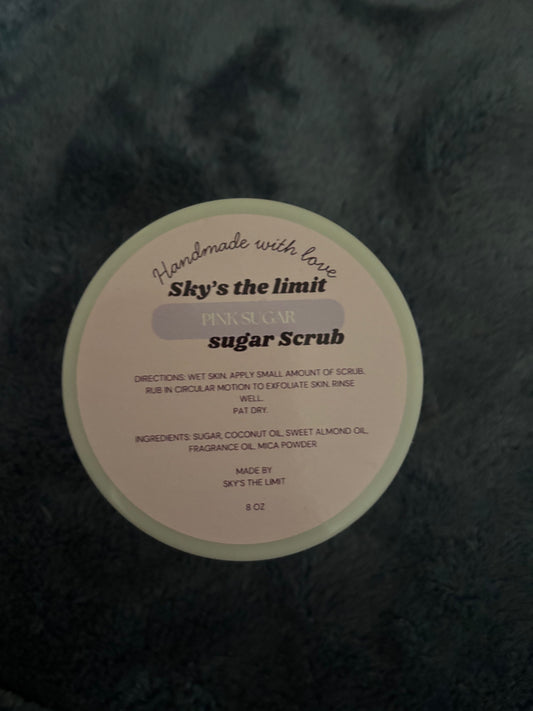 Pink sugar sugar scrub