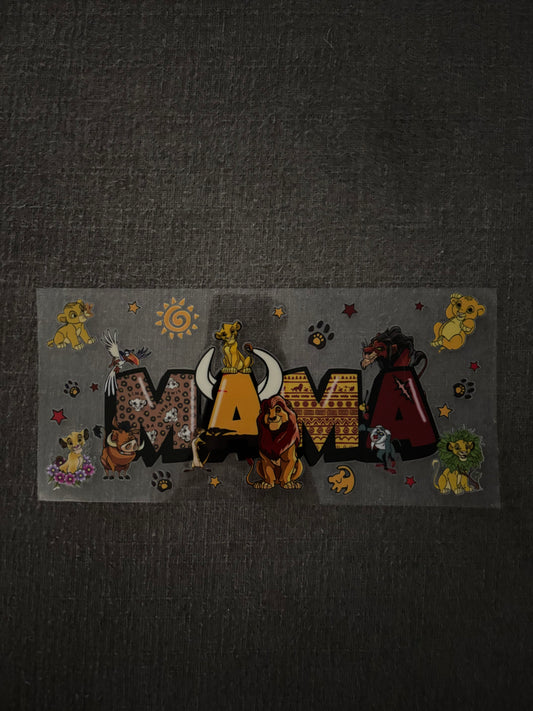 mama lion king cup wrap