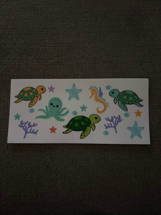 sea life cup wrap
