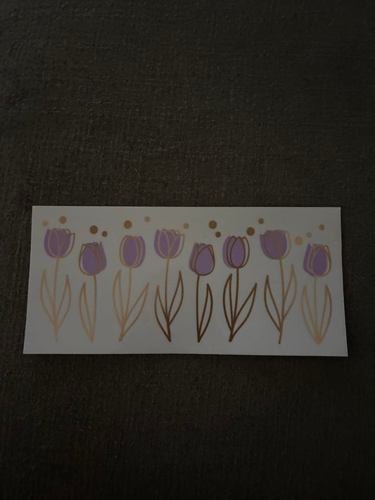 Purple tulips