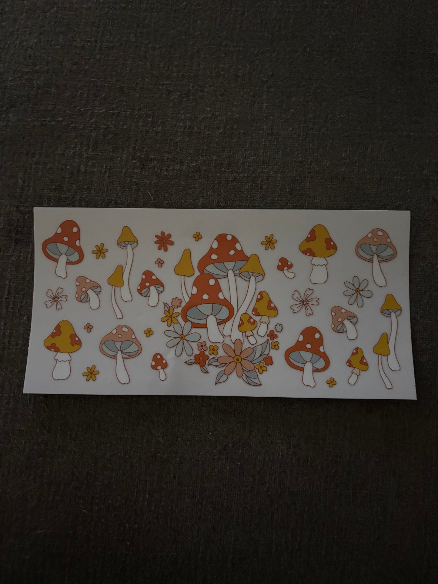 Mushrooms cup wrap