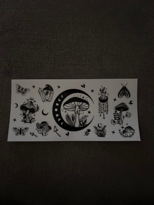 Mushrooms cup wrap