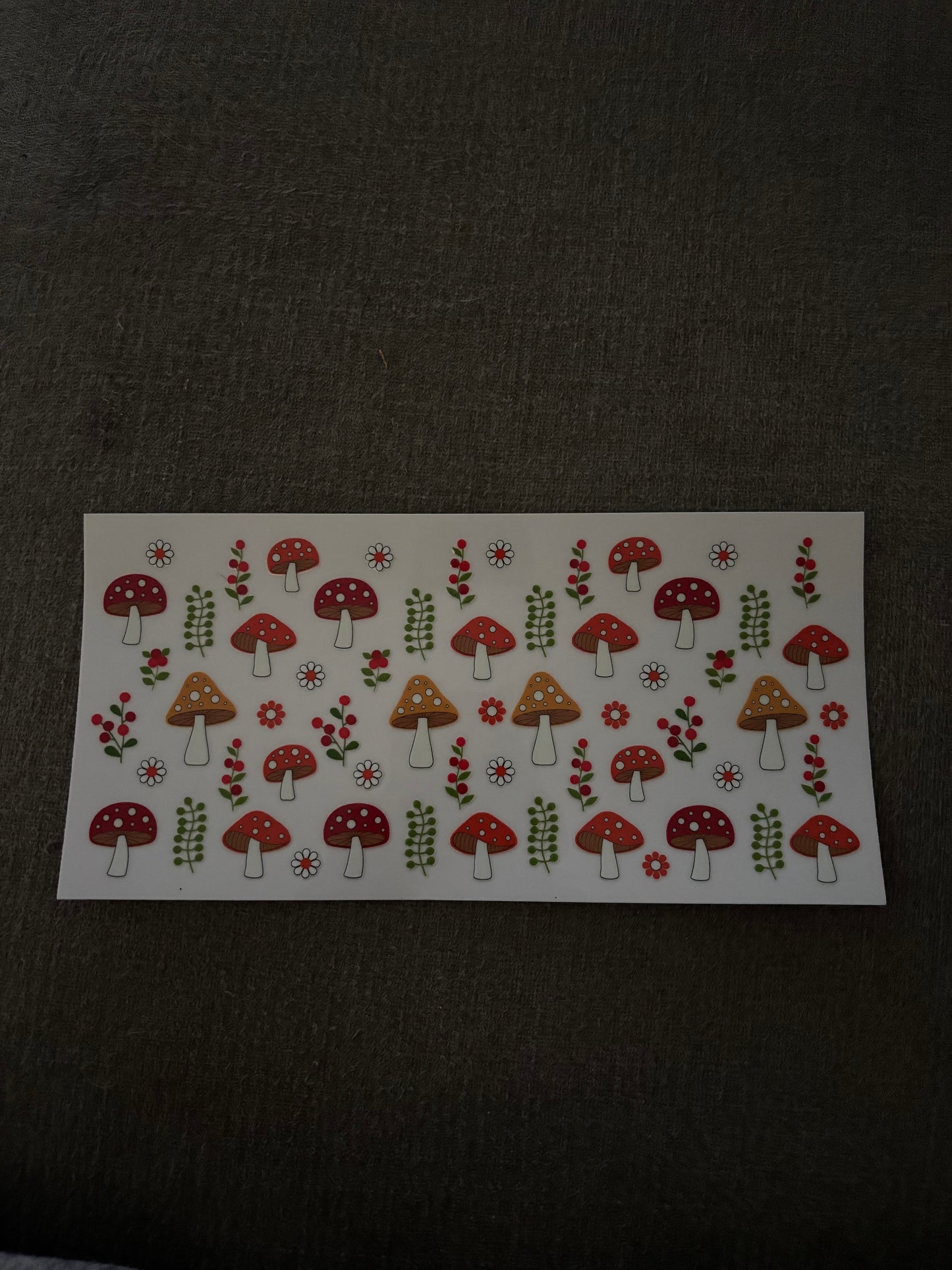 Mushrooms cup wrap