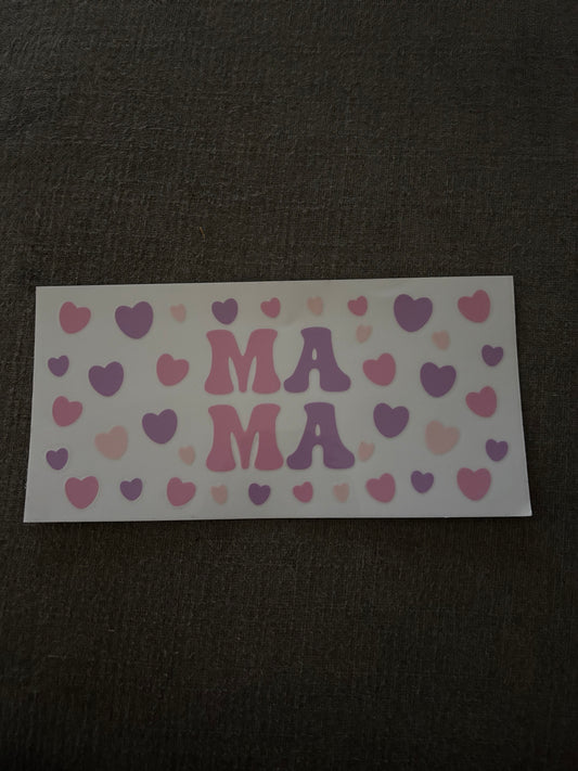 Pink mama cup wrap