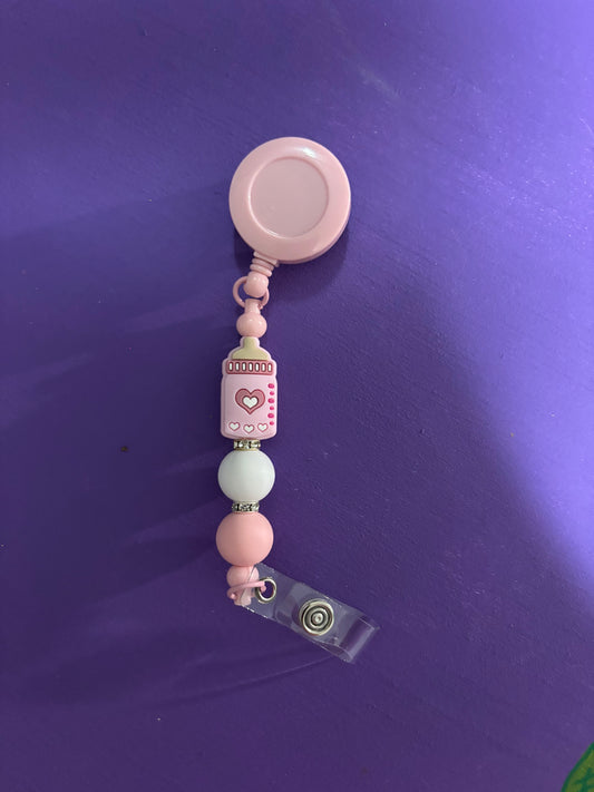 Pink bottle