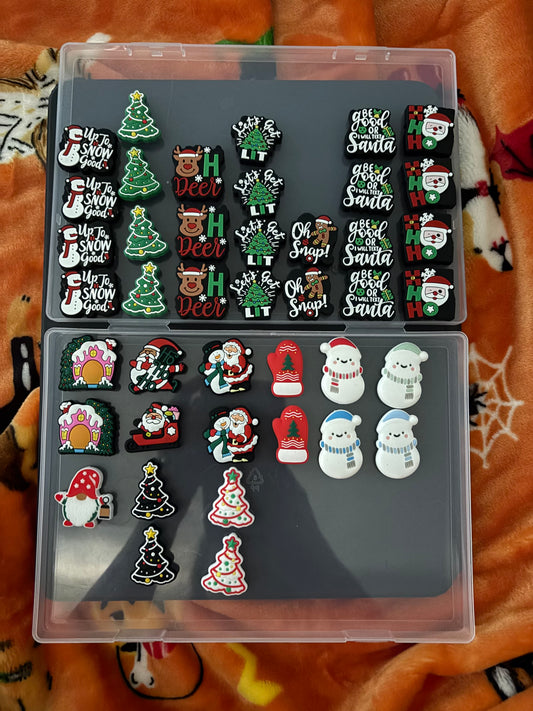 Christmas focal beads