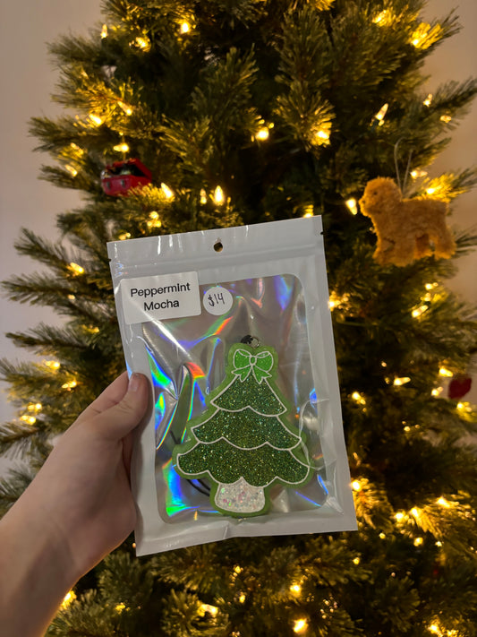 Green Christmas Tree Freshie