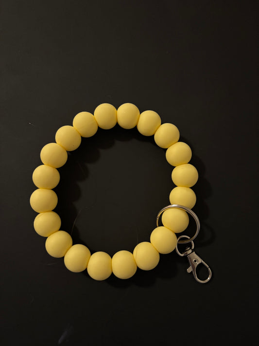Yellow wristlet