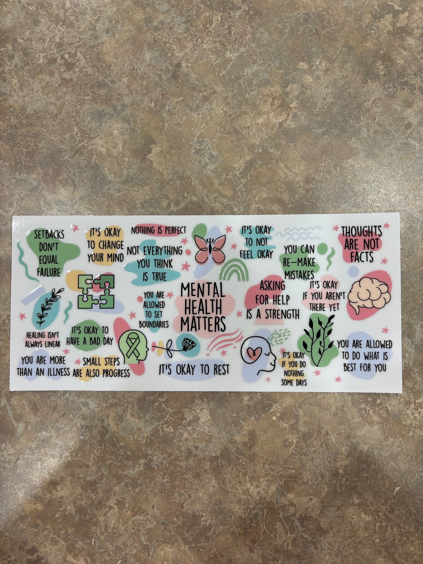 Mental Health Matters Cup Wrap