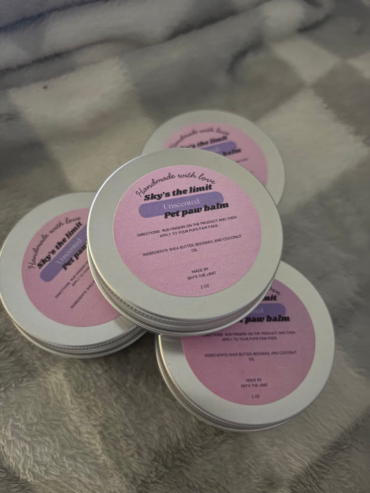 Pet paw balm